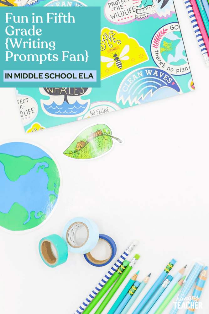 Fun in Fifth Grade {Writing Prompts Fan}