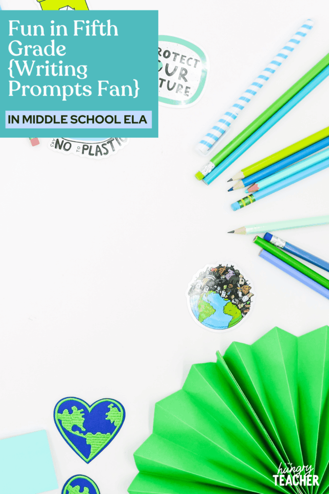 Fun in Fifth Grade {Writing Prompts Fan}