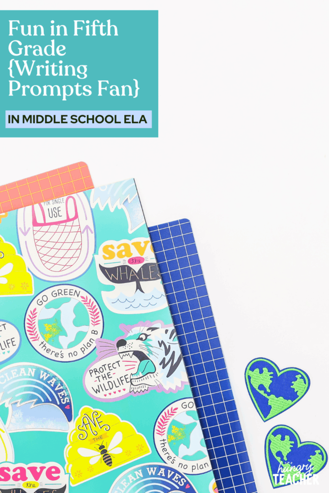 Fun in Fifth Grade 
{Writing Prompts Fan}