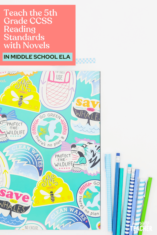 Teach the 5th Grade CCSS Reading Standards with Novels