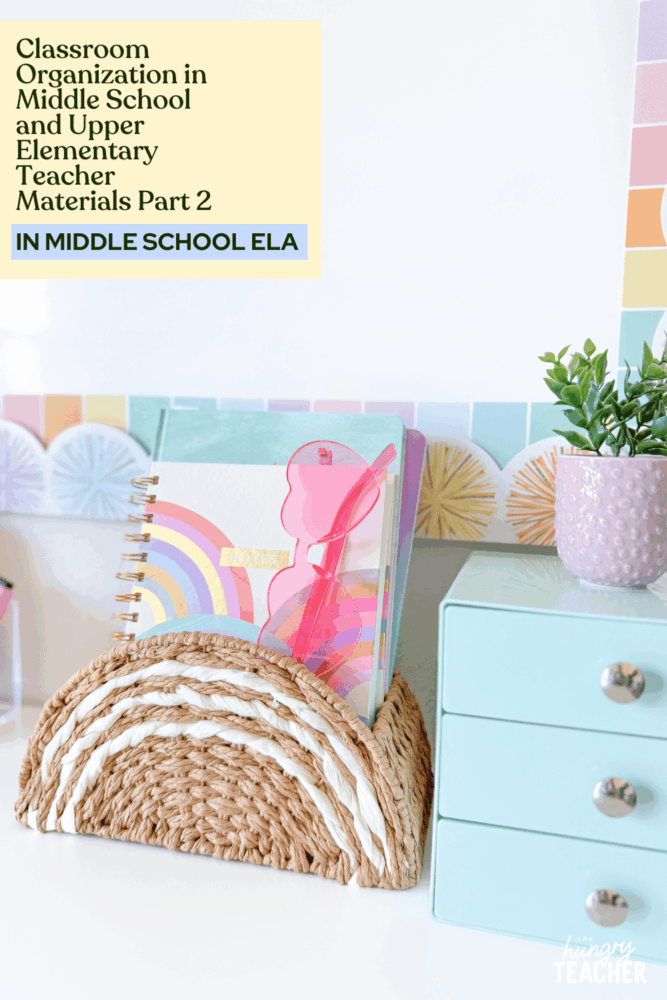 Classroom Organization in Middle School and Upper Elementary | Teacher Materials | Part 2