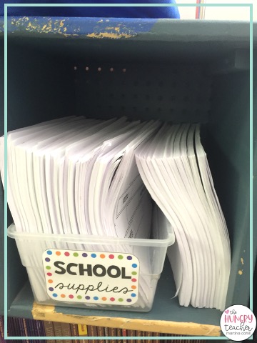EXTRA COPIES IN BINS FOR STUDENTS