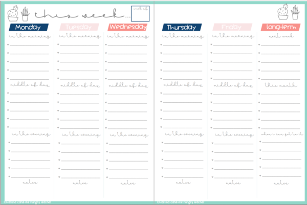 Classroom Organization in the Middle School | Part 1 - The Hungry Teacher