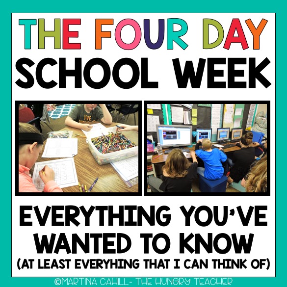 The Four Day School Week The Hungry Teacher