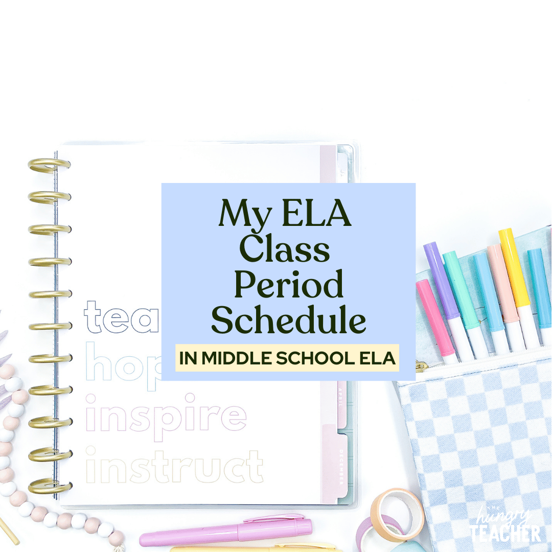 My ELA Class Period Schedule