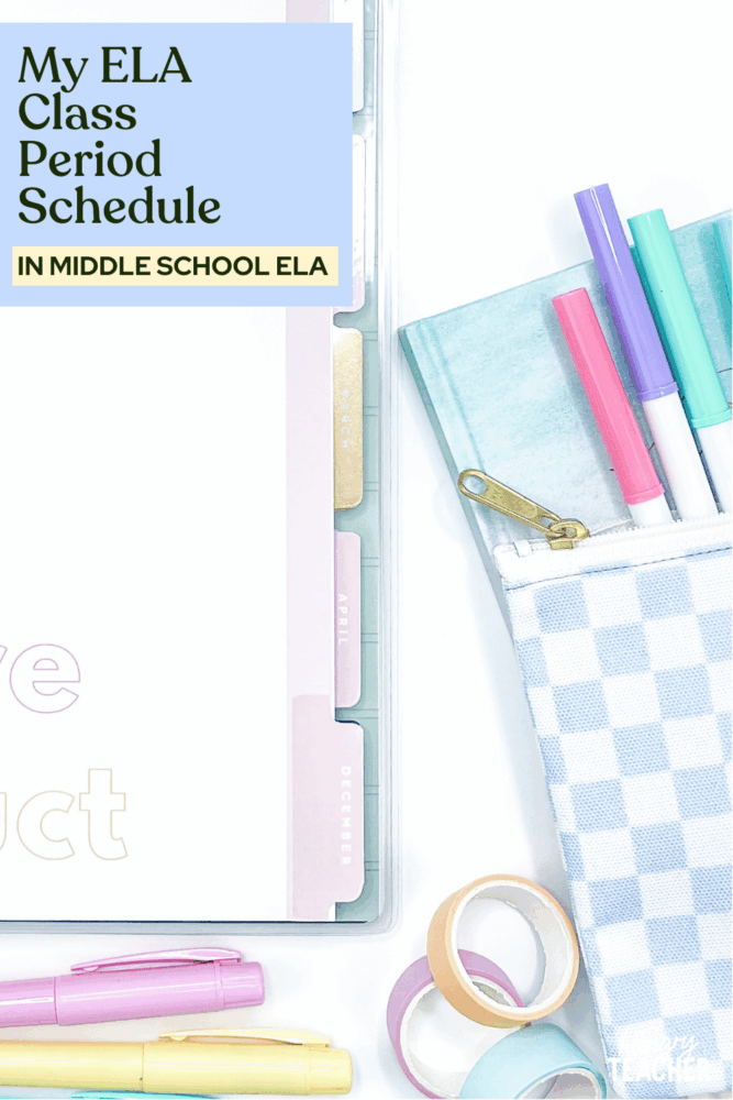 My ELA Class Period Schedule