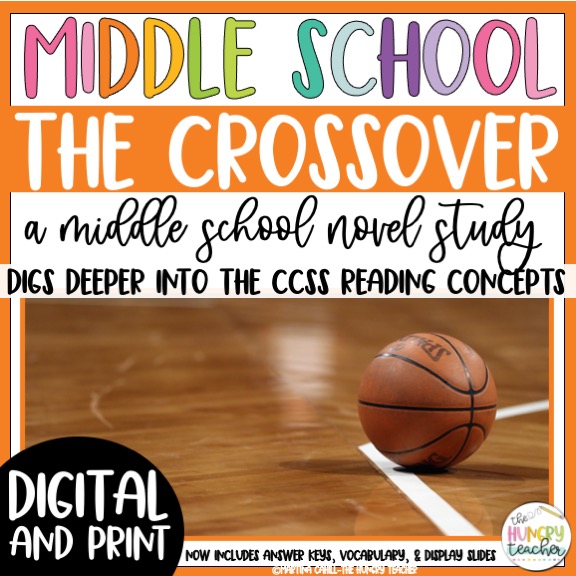The Crossover verse novel study and reading unit