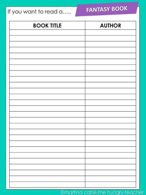 Book Recommendation Lists by Genre and Categories for Middle School and ...