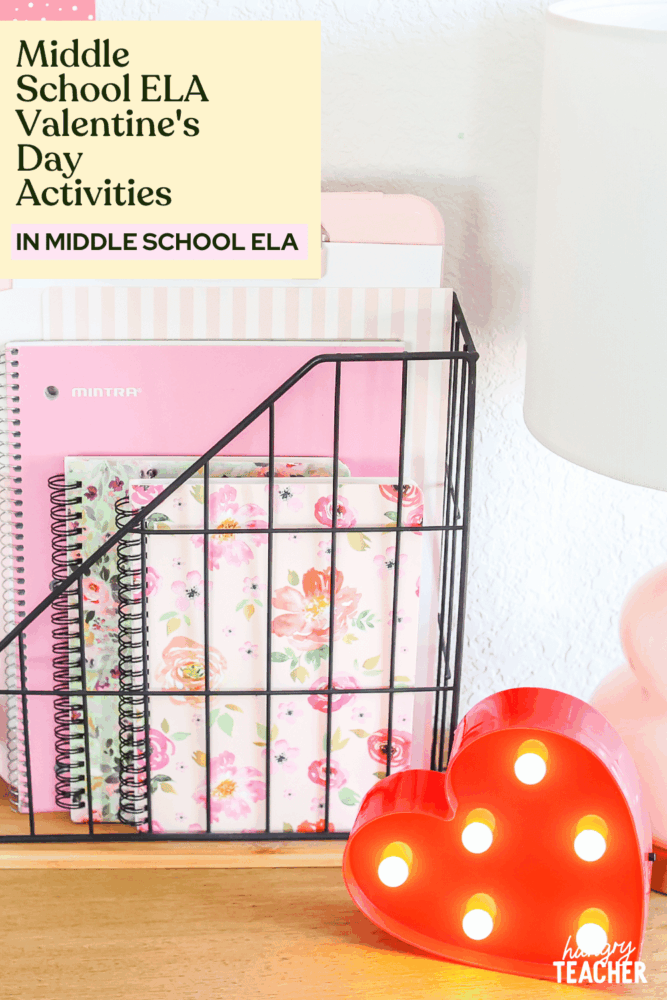 Middle School ELA Valentine's Day Activities