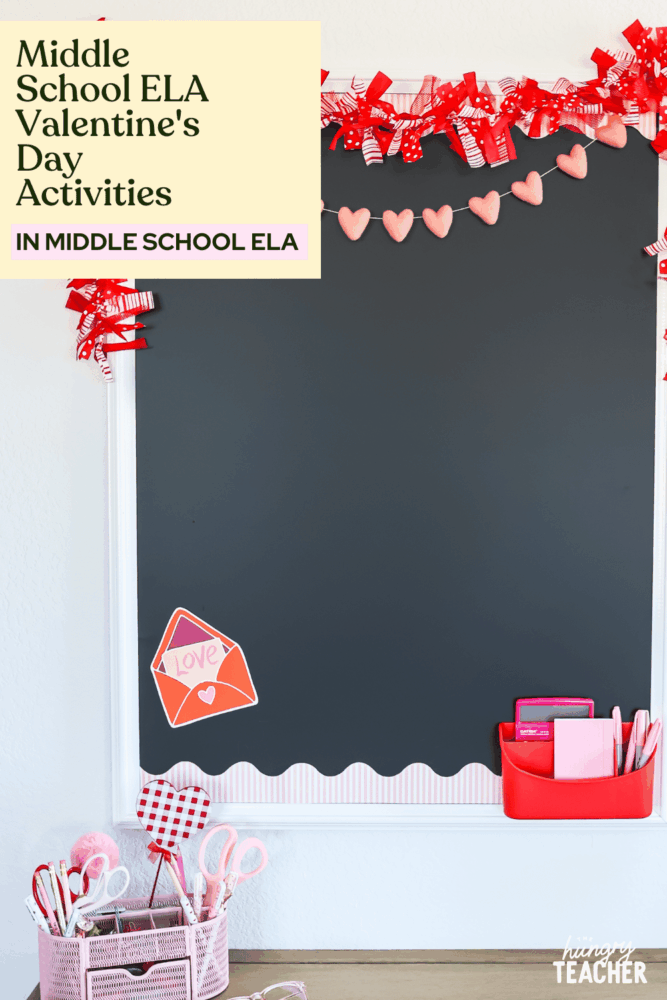 Middle School ELA Valentine's Day Activities