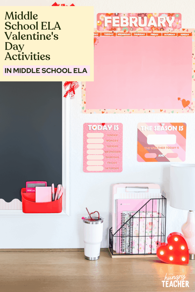 Middle School ELA Valentine's Day Activities