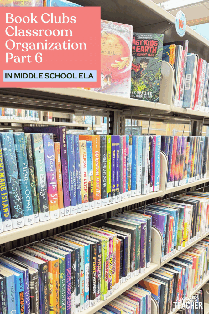 Book Clubs Classroom Organization | Part 6