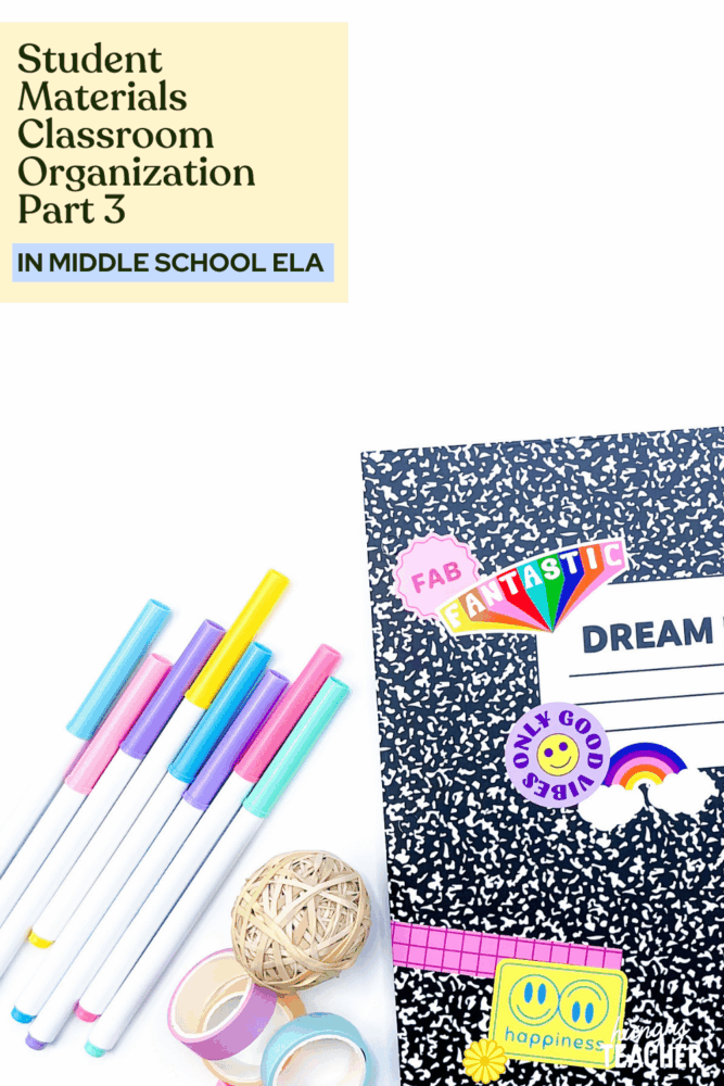 Student Materials Classroom Organization | Part 3