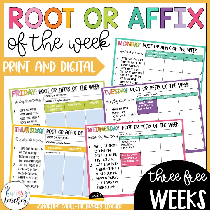 root and affix three free weeks of bell ringers