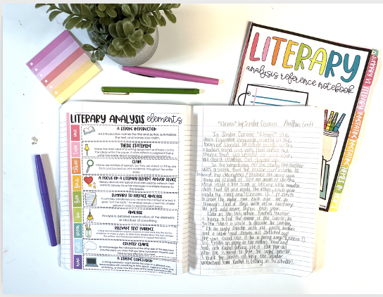 effective literary analysis essays in middle school ELA