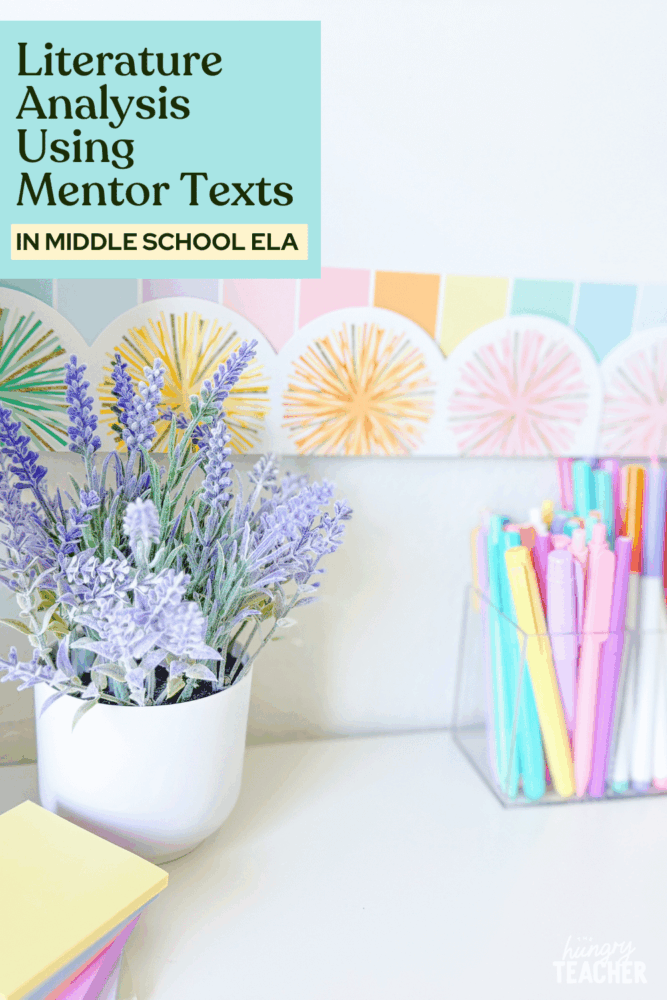 Literature Analysis Using Mentor Texts