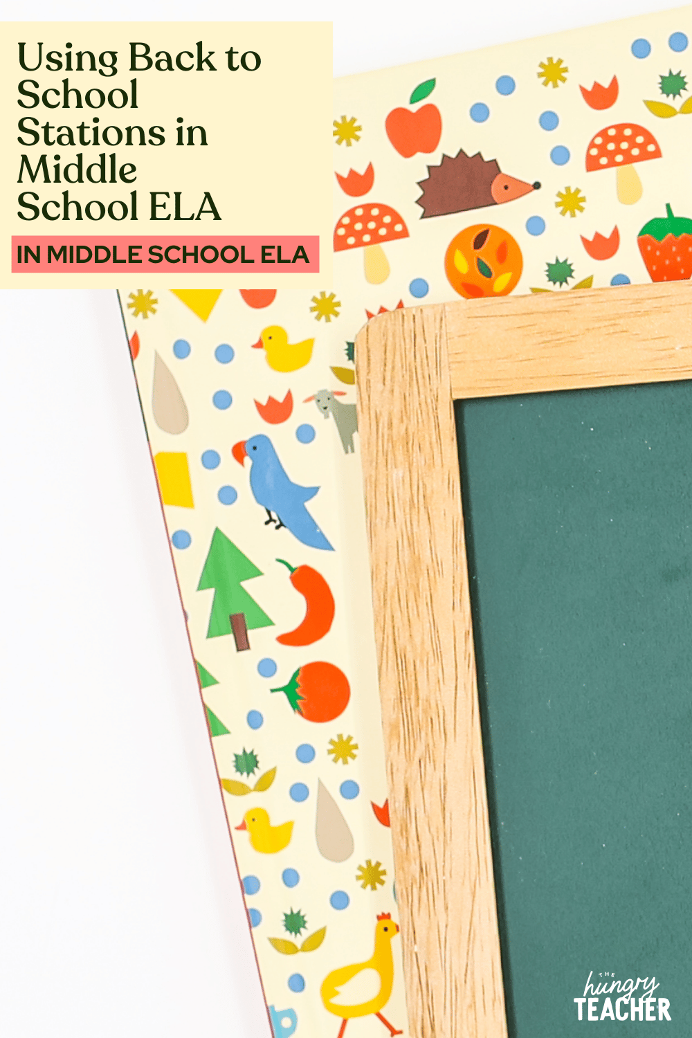 Using Back to School Stations in Middle School ELA