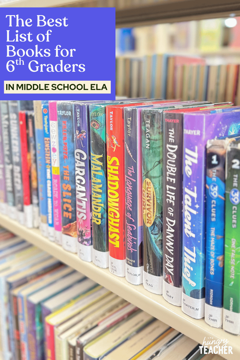 The Best List of Books for 6th Graders