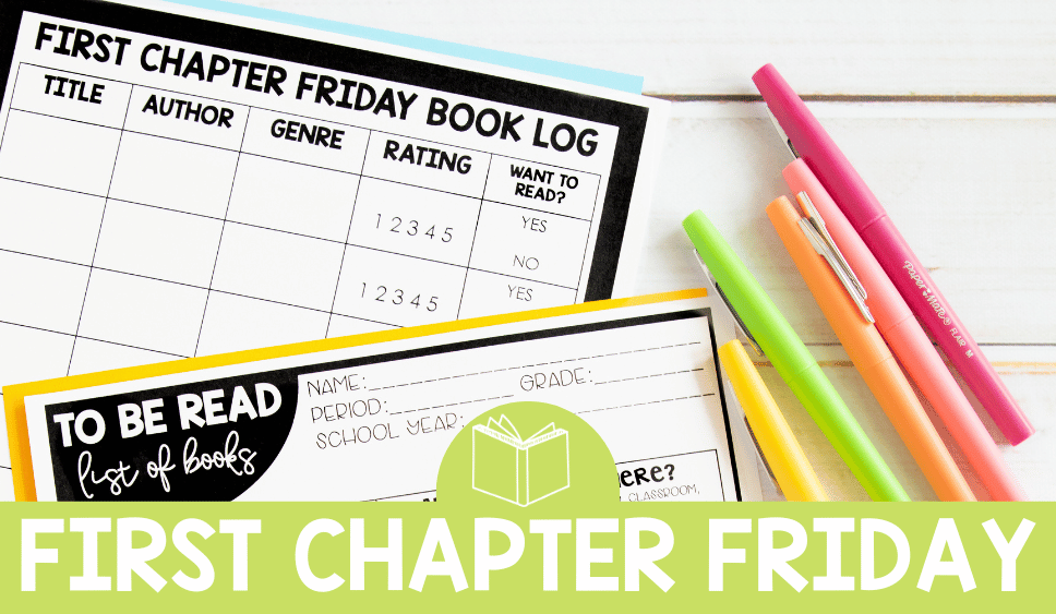 Ideas for Middle School First Chapter Fridays