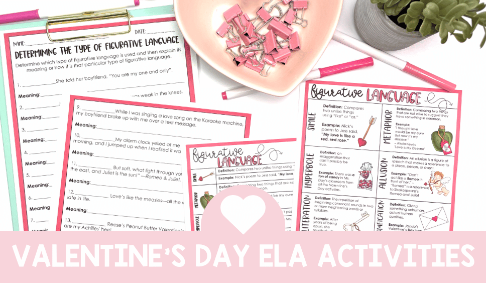 My 5 Favorite ELA Activities on Valentine’s Day
