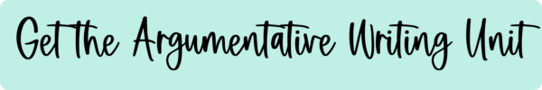 Teaching Argumentative Writing in Middle School ELA: Part One - The ...