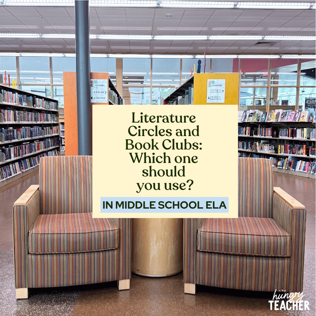 Literature Circles and Book Clubs: Which one should you use?