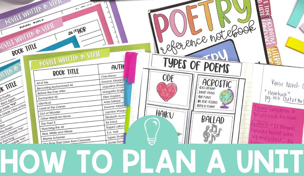 How to Plan a Unit for Your ELA Classroom