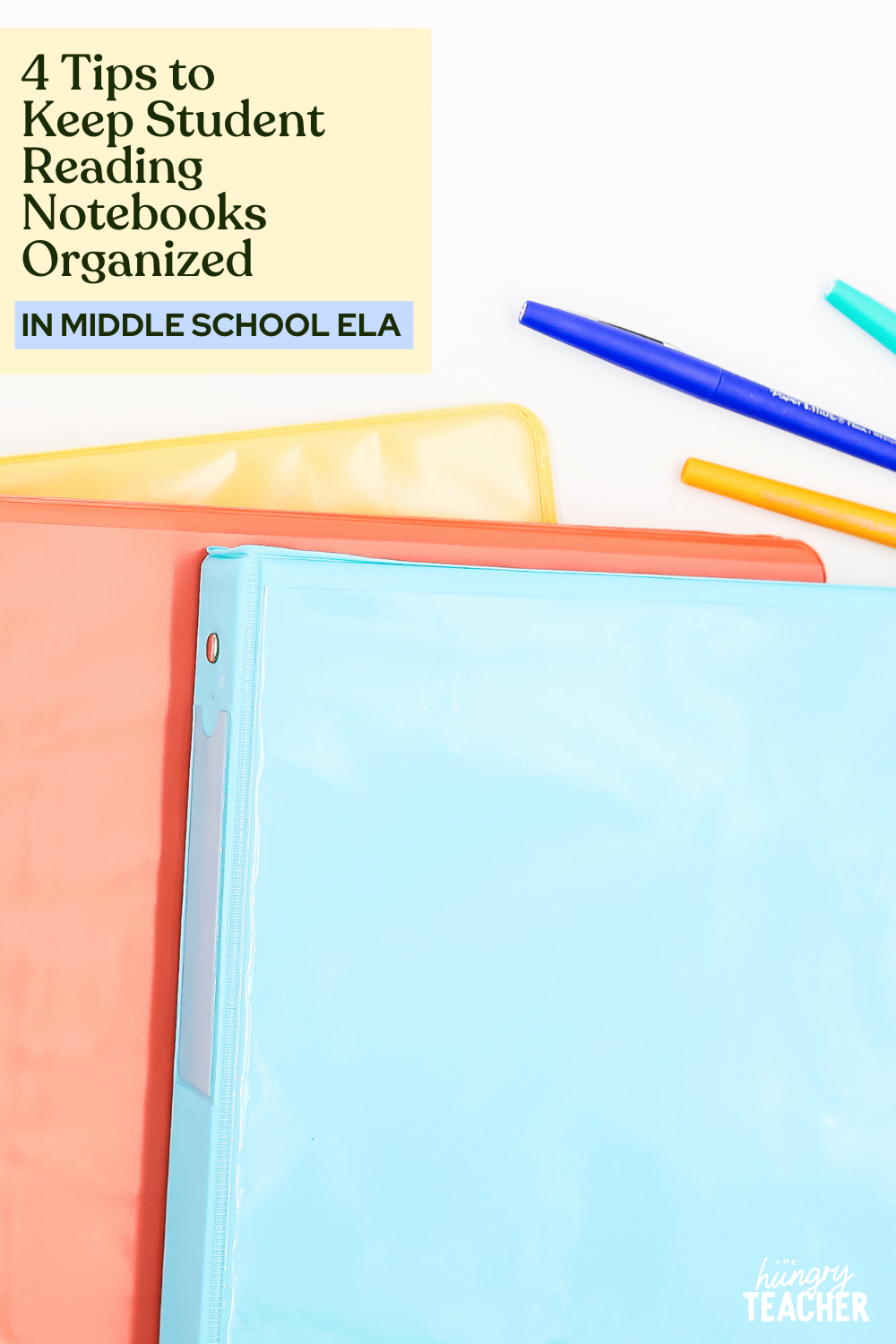 4 Tips to Keep Student Reading Notebooks Organized