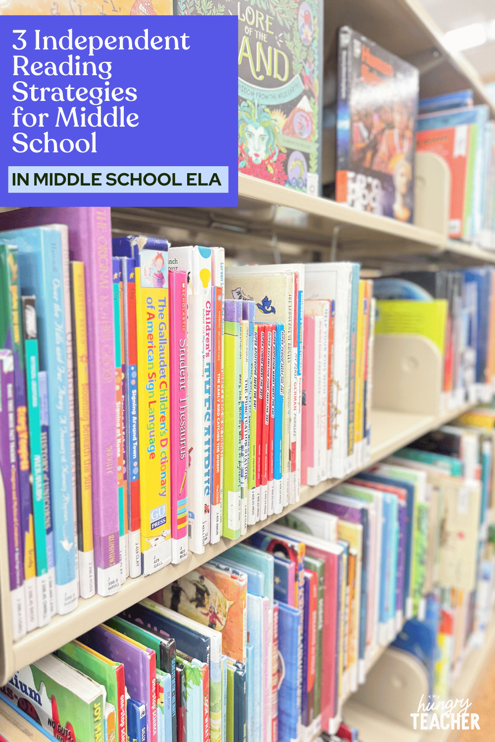 3 Independent Reading Strategies for Middle School