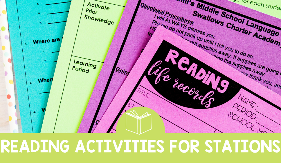 4 Nonfiction Reading Activities for Stations