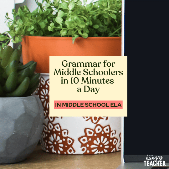 Grammar for Middle Schoolers in 10 Minutes a Day