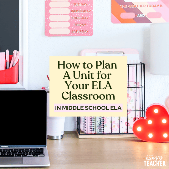 How to Plan a Unit for Your ELA Classroom