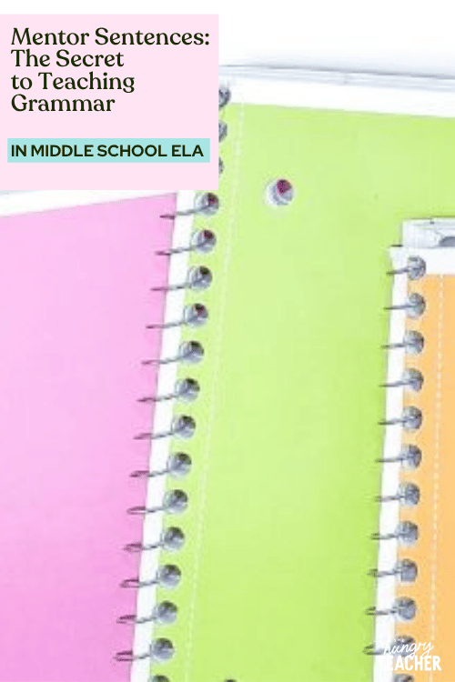 Mentor Sentences: The Secret to Teaching Grammar