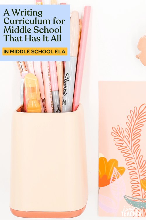 A Writing Curriculum for Middle School That Has It All