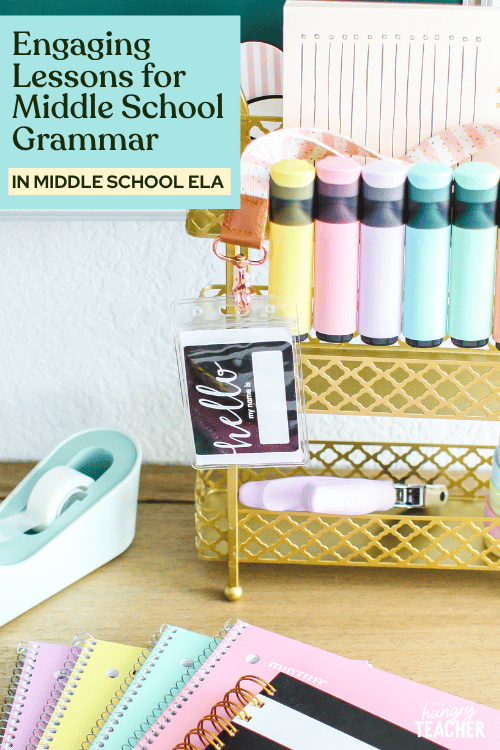 Engaging Lessons for Middle School Grammar