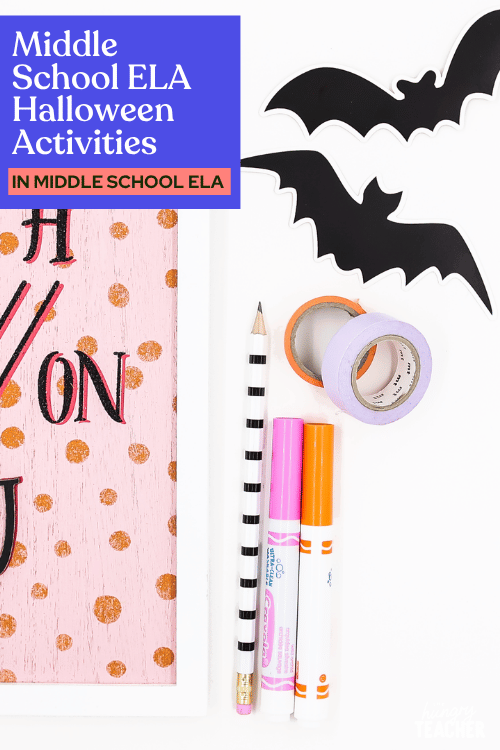 Middle School ELA Halloween Activities
