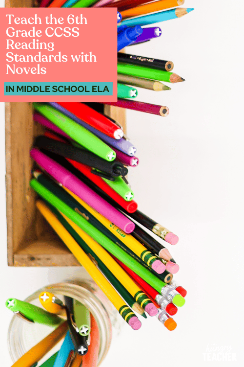 Teach the 6th Grade CCSS Reading Standards with Novels