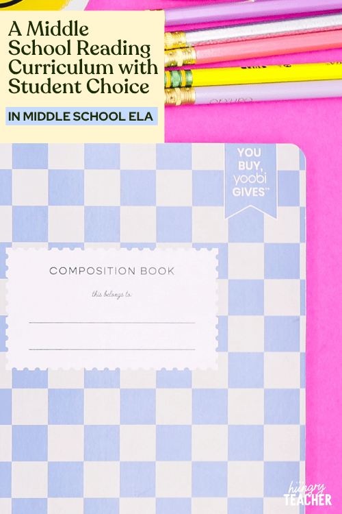 A Middle School Reading Curriculum with Student Choice