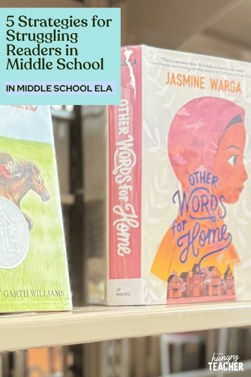 5 Strategies for Struggling Readers in Middle School