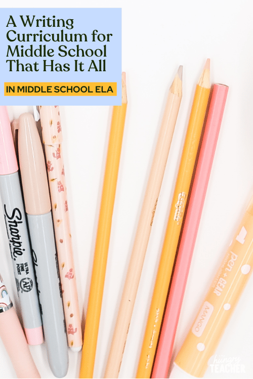 A Writing Curriculum for Middle School That Has It All