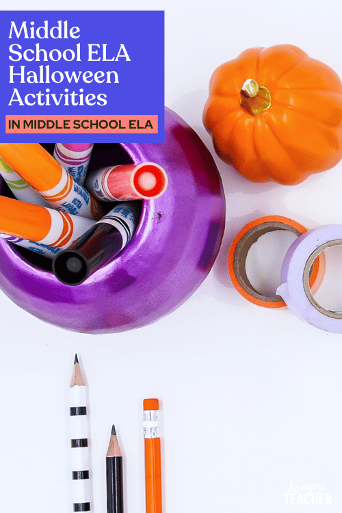 Middle School ELA Halloween Activities