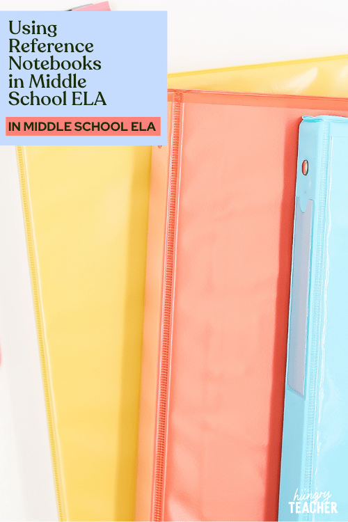 Using Reference Notebooks in Middle School ELA