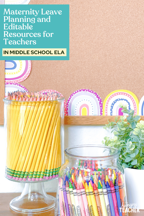 Maternity Leave Planning and Editable Resources for Teachers