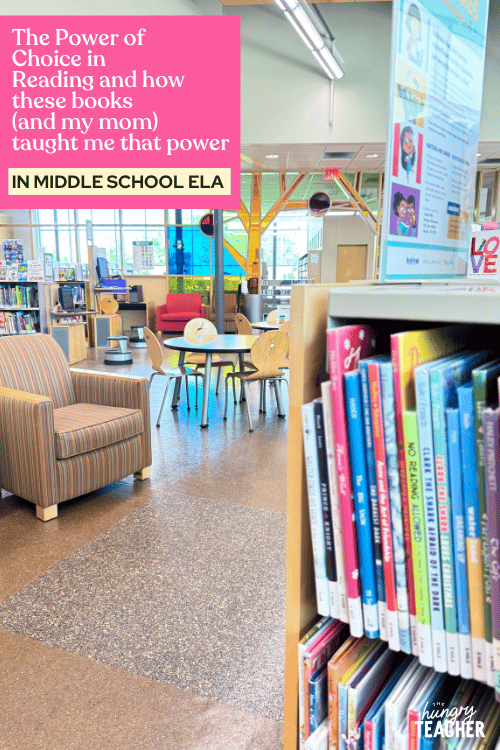 The Power of Choice in Reading and how these books (and my mom) taught me that power