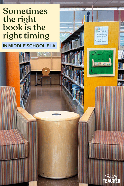 Sometimes the right book is the right timing