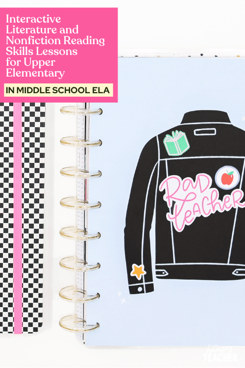 Interactive Literature and Nonfiction Reading Skills Lessons for Upper Elementary