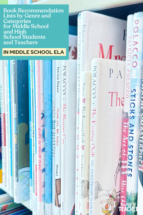Book Recommendation Lists by Genre and Categories for Middle School and High School Students and Teachers