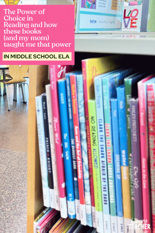 The Power of Choice in Reading and how these books (and my mom) taught me that power