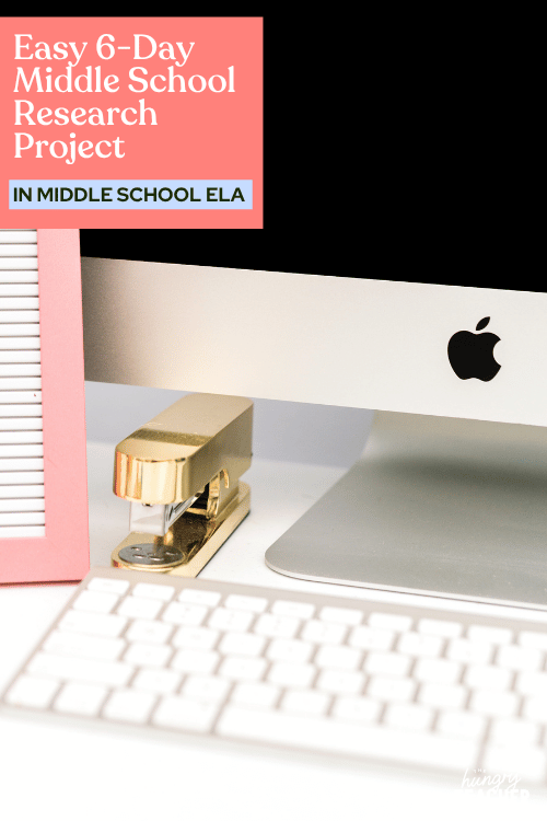 Easy 6-Day Middle School Research Project