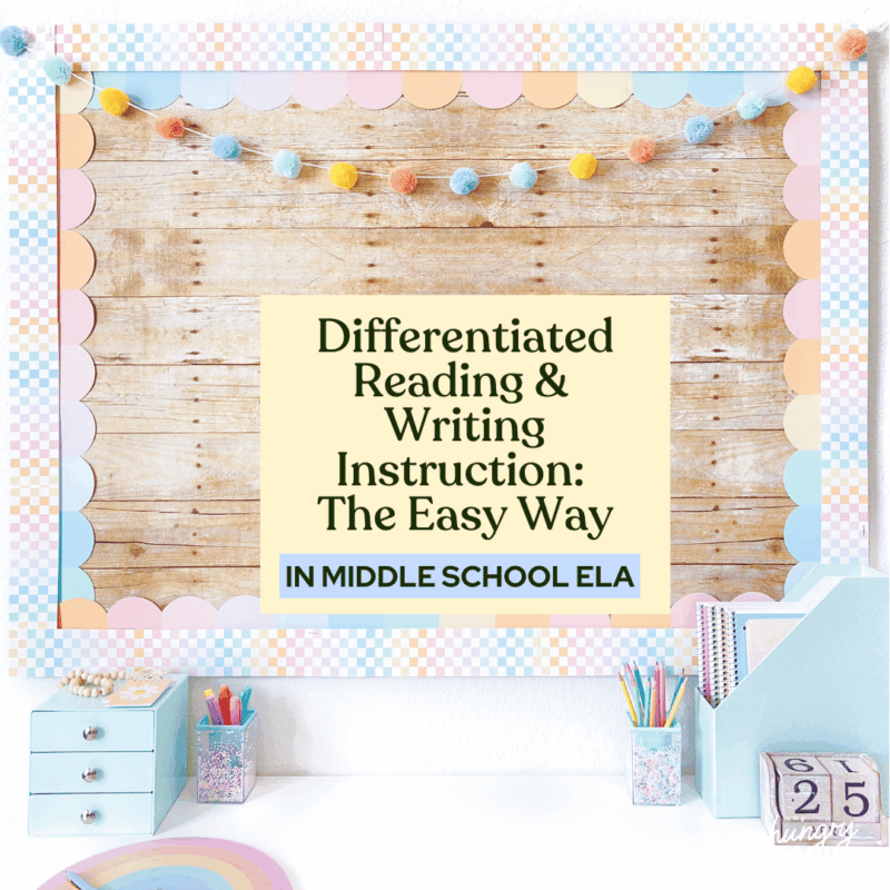 Differentiated Reading & Writing Instruction: The Easy Way